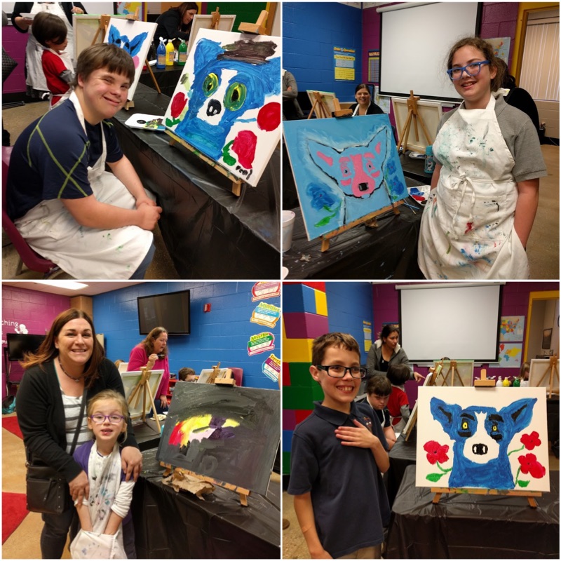 Partnering with YMCA's Special Needs Painting Class - George Rodrigue